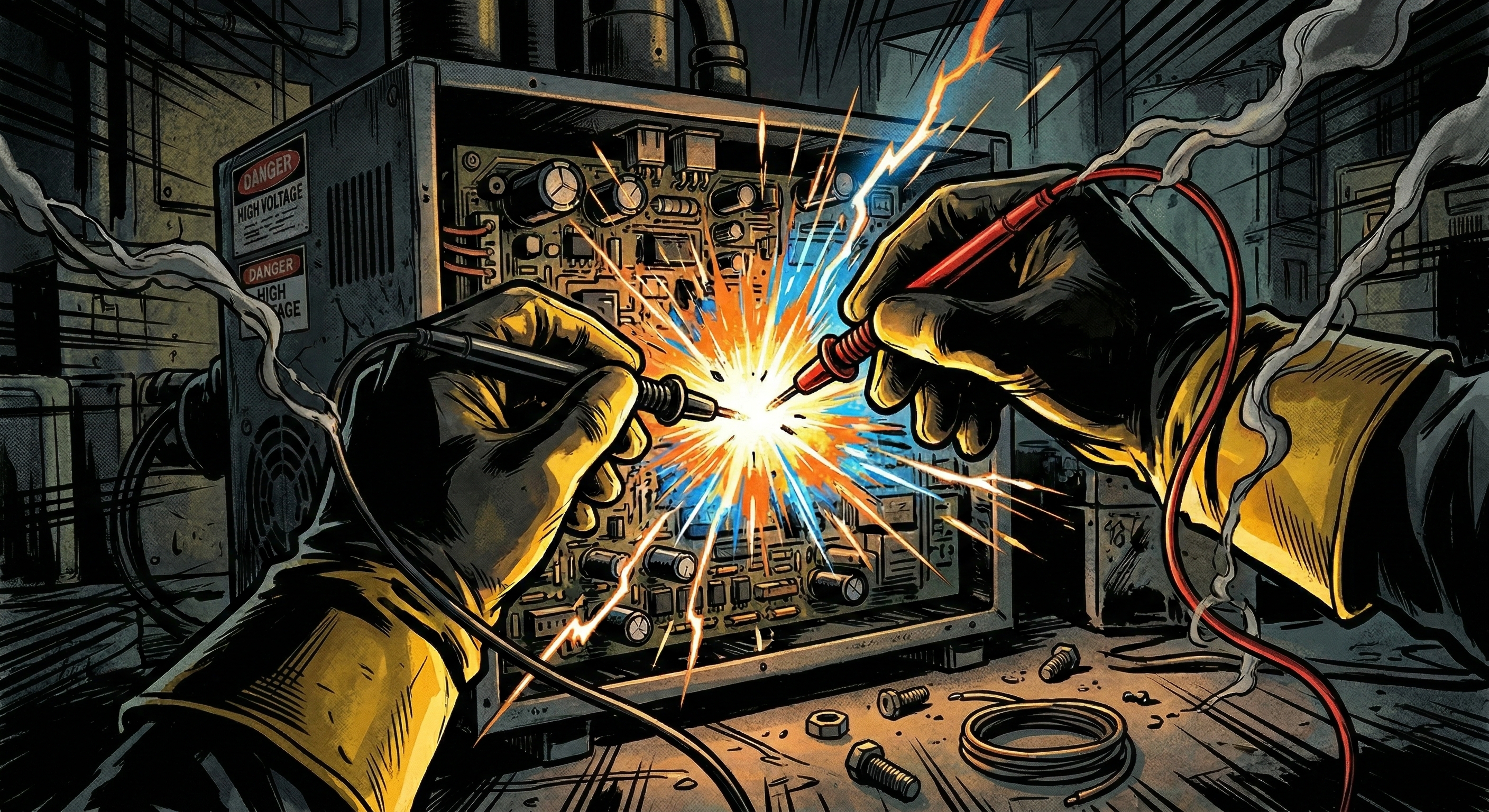 He Locked Out the Power — But the Charger Was Still Live
